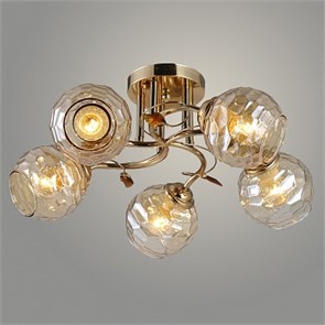 06668/5 FGD Люстра золото 5х40W E27 d550 h210 Росток 988013536