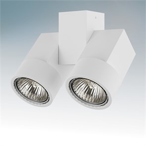 051036 Светильник ILLUMO HP16X2 GU10 max 50Вт белый Lightstar (Италия) 051036
