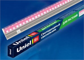 ULI-P20-18W/SPSB IP40 WHITE Светильник для растений светодиодный линейный, 560мм. (уп.50шт.) UNIEL ULI-P20-18W/SPSB IP40 WHI