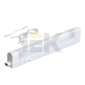 LLPO0-2004B-1-16-K01 ЛПО2004B 16Вт 230В T4/G5 Светильник люминесцентный ЛПО-16w ЭПРА с лампой G5 с выключателем и шнуром (уп.30шт.) IEK® LLPO0-2004B-1-16-K01