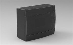 HRZ00002517 600-001-800 Бокс ЩРН-П-8 модулей навесной пластик черный (уп.24шт.) HOROZ ELECTRIC HRZ00002517