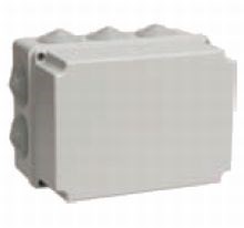 КМ41246 коробка распаячная для о/п IP55 RAL7035 (10 вводов), 190x140x120, UK010-190-140-120-K41-55 719733