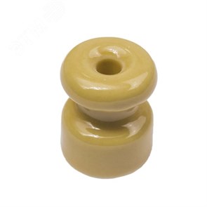 R1-551-019-50 "Ришелье" керамика Изолятор песочное золото (уп.100шт.) BIRONI (Россия) R1-551-019-50
