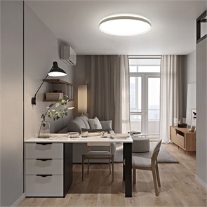 48072 AL6230 “Simple matte” 80W, Max. 5600Lm, 3000К-6500K, Светильник светодиодный управляемый с пультом FERON 48072