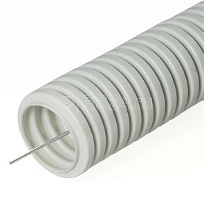 ГФ-0101716-100 Труба ПВХ гибкая гофр. Ø16мм, лёгкая с протяжкой, цвет серый (бухта 100м.) Урал Пак (Россия) ГФ-0101716-100