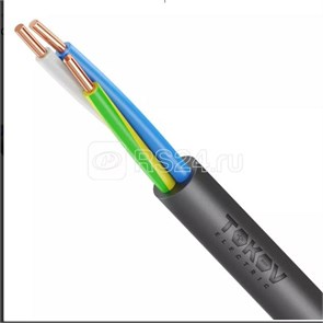 ВВГнг(А)-LS 3х4мм² КРУГЛЫЙ Кабель силовой плоский TOKOV ELECTRIC ГОСТ ВВГнг(А)-LS 3х4