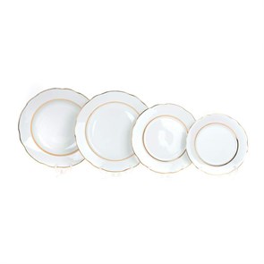 Набор тарелок 6/24 Монреаль Вырезной край, Дулево 719925