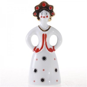 Скульптура Матрешка-невеста (в красном платье), Дулево Скульптура Матрешка-невеста (в красном платье), Ду