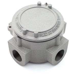 СКВ-Т90G2 Коробка распределительная взрывозащищённая 1Ex db IIC T6 Gb, IP66. 3 отв. G 3/4" ЗАВОД ГОРЭЛТЕХ ООО (Россия) СКВ-Т90G2