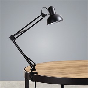 MRC-101 Свет-к настольный E27 60W, красный, на струбцине, Росток 987686196