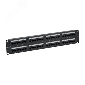 RN5PPU242 RAM telecom Патч-панель 19", 2U, 48 портов, RJ-45, Cat. 5e ДКС (Россия) RN5PPU242