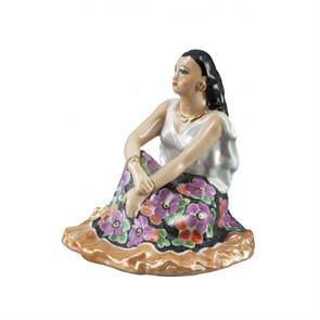 Скульптура Цыганка, 18,5 см, (А.Д Бржезицкая), Дулево Скульптура Цыганка, 18,5 см, (А.Д Бржезицкая), Дул