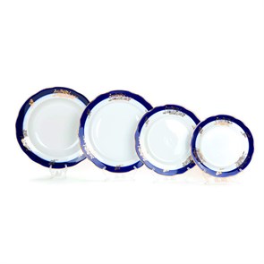 Набор тарелок Ягоды Вырезной край 6/24, Дулево 720045