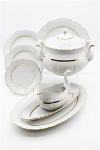 Сервиз столовый Аппетитный "Монреаль" 6/29 предметов, Дулево Сервиз столовый Аппетитный "Монреаль" 6/29 предмет