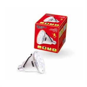 R100 Красная цена 16 LED E27 лампа светодиод.с встр. аккумулятором д/аварийного освещения R100