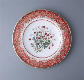 81.34279.00.1 Тарелка декоративная ИФЗ Европейская, Клюква заповедная, 270мм, подарочный набор, фарфор 81.34279.00.1