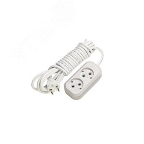 MGP 103 Удлинитель 2 гнезда без заземления, 3 метра (уп.12шт.) Makel (Турция) MGP 103