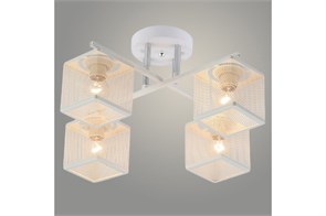 07270/4 WT+CR Люстра белый/хром 4x40W E27 d440 h225, GNV23 988367818