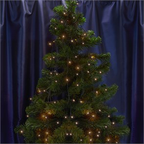 32316 CL07 230V 400 LED 40м, 2700K, эффект стробов, IP44, шнур 3м Гирлянда линейная FERON (Китай) 32316