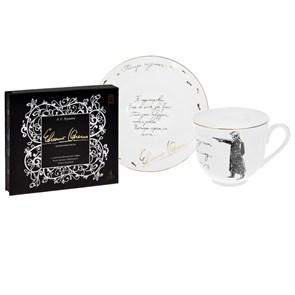 81.22811.00.1 Набор кофейный ИФЗ Ландыш, Дуэль, подарочный, 4CD, костяной фарфор, ИФЗ 81.22811.00.1