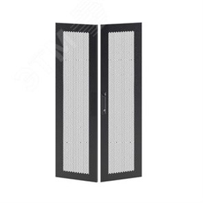 RBITCPMD1260 RAM telecom Дверь перфорированная двухстворчатая для IT-CQE 1200x600 RAL9005 ДКС (Россия) RBITCPMD1260