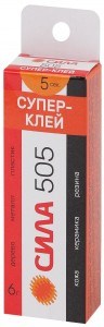 505-6 СИЛА Супер-Клей туба 6г в коробке (уп. 36шт.) Б0033120