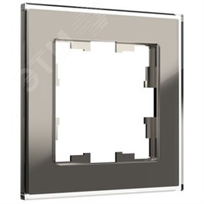 BR-M12-G-K30 BRITE РУ-1-2-БрД Рамка 1 пост, стекло дымчатый (уп.5шт) IEK® (Китай) BR-M12-G-K30