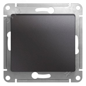 GSL001311 Glossa Механизм одноклавишного выключателя (сх.1), графит (уп.10шт.) Systeme Electric (Россия) GSL001311