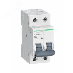C9F34240 City9 Set Выключатель автоматический 2п 40A C 4.5кА (уп.6шт.) Systeme Electric (Китай) C9F34240