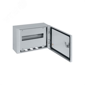 SQ0905-3010 Народный ЩРн-12з-0 74 У2 IP54 330x240x120мм (ШхВхГ) с замком серый Корпус металлический TDM (Россия) SQ0905-3010