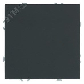 50248 Эмили RSW10-5105-01ZK Механизм переключателя одноклавишного (сх.6), быстрозажимные клеммы, черный уголь, soft touch (уп.12шт.) STEKKER (Китай) 50248