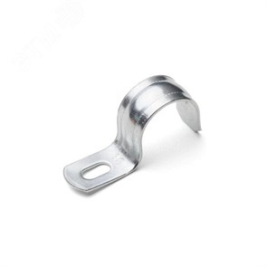 49151 Fortisflex СМО 12-13 Скоба металл. однолапковая Ø12-13мм (уп.100шт.) КВТ (Россия) 49151