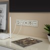 ТВ розетка проходная  (слоновая кость) WL03-TV-2W-ivory a033757 - фото 250710