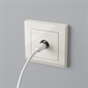 ТВ розетка проходная  (слоновая кость) WL03-TV-2W-ivory a033757 - фото 250712