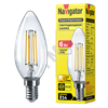 61354 NLL-F-C35-6-230-2.7K-E14 Filament B LED 6Вт E14 2700К 650Лм свеча 220В (замена 50Вт) Лампа светодиодная (уп.10/100шт.) Navigator Group© (Китай) 61354 - фото 313261