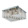 2706/8C ODL15 262 хром/хрусталь/стекло Люстра потолочная G9 8*40W 220V DOMEKA 2706/8C - фото 351475