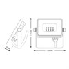 Прожектор светодиодный Gauss Qplus 10W 6500К 690511310 - фото 361740