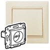 774316 Valena Classic Силовая розетка 2К 10/16А 230/250В~ слоновая кость (уп.10шт.) Legrand (Франция) 774316 - фото 595162