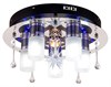 167/5+1PL E27*40W+MR11*35W+LED Chrome Потолочный светильник Escada 167/5+1PL - фото 604560