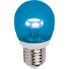 K7CB30ELC Ecola globe LED color 3,0W G45 220V E27 Blue Лампа св/д шар синяя прозр. ВЫВЕДЕНА ИЗ АССОРТИМЕНТА K7CB30ELC - фото 604596