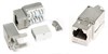 KJNE-8P8C-C5e-90-SH-F-WH Вставка Keystone Jack RJ-45(8P8C), Cat.5e, экран, 110 IDC, белая Hyperline KJNE-8P8C-C5e-90-SH-F-WH - фото 604750