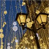 400-101 теплый белый с эффектом мерцания Гирлянда нить 10м IP65 Eurosvet 400-101 теплый белый с эффектом мерцания - фото 604769