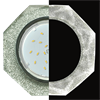 SS538AECH Ecola GX53 H4 LD5312 Glass Светильник встр., 8-угольник с прямыми гранями с подсветкой  хром - серебряный блеск 38x133 (к+) (уп.10/50шт.) SS538AECH - фото 604945