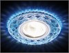 S288 BL хром/сапфир хрусталь/MR16+3W (LED WHITE) Светильник встраиваемый (уп.50шт.) Ambrella Light 4627094357870 - фото 605149