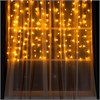 1080457 Гирлянда «Занавес» 1.5 × 1 м, IP20, прозрачная нить, 180 LED, свечение жёлтое, 8 режимов, 220 В Luazon Lighting 1080457 - фото 605151