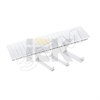 YZM10-12-K01 Полоса-заглушка 12 модулей белая (уп.100шт.) IEK® YZM10-12-K01 - фото 605161