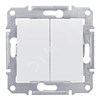 SDN0300121 Sedna Механизм выключателя 2-кл. (сх.5), 10А, 250В, белый (уп.10шт.) Schneider Electric SDN0300121 - фото 605297