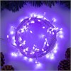 3556783 Гирлянда «Нить» 10 м, IP20, прозрачная нить, 100 LED, свечение фиолетовое, 8 режимов, 220 В Luazon Lighting 3556783 - фото 605318