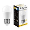 38104 LB-950 P LED 13Вт E27 2700К 1105Лм шарик 220В (замена 100Вт) Лампа светодиодная (уп.10/100шт.) FERON (Китай) 38104 - фото 605364