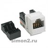 CJ545U Connect Розетка RJ45, категория 5е, UTP Simon Electric CJ545U - фото 605694